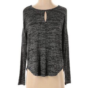 Lucky Brand Black Long Sleeve Top